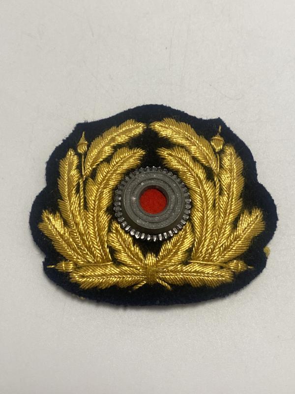 Kriegsmarine Officers Cap Wreath and National Cockade