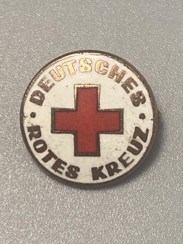 WW1 Period Deutsches Rotes Kreuz Members Lapel Badge