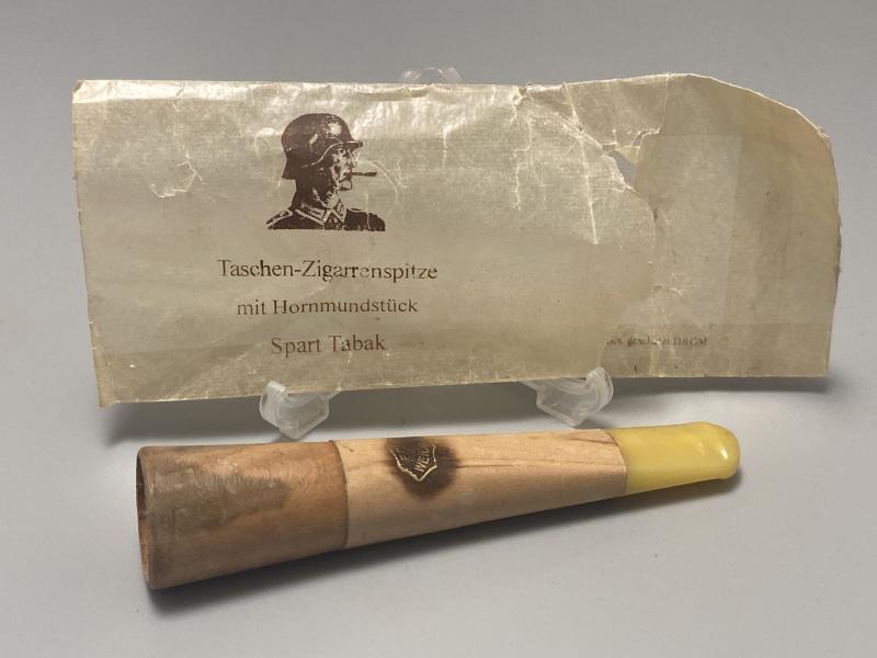 German Army Issue Cigar Holder with Packet