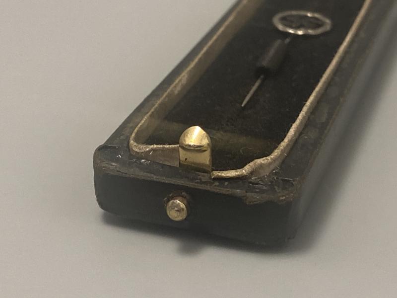 Private Purchase Female Silver Swastika Stick Pin Godet & Sohn Berlin