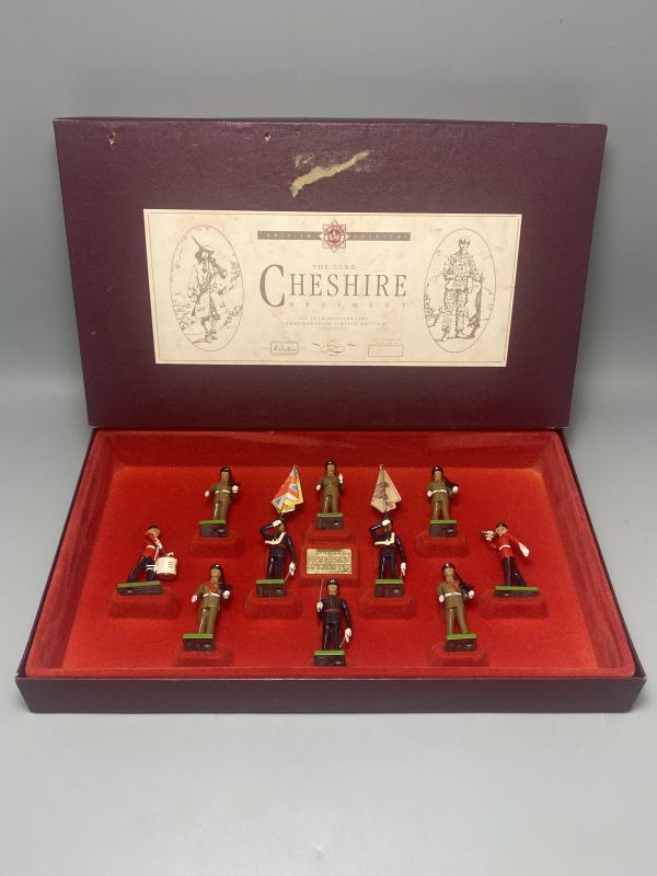 William Britians The 22nd Cheshire Regiment Commemorative Limited Edition Soldiers