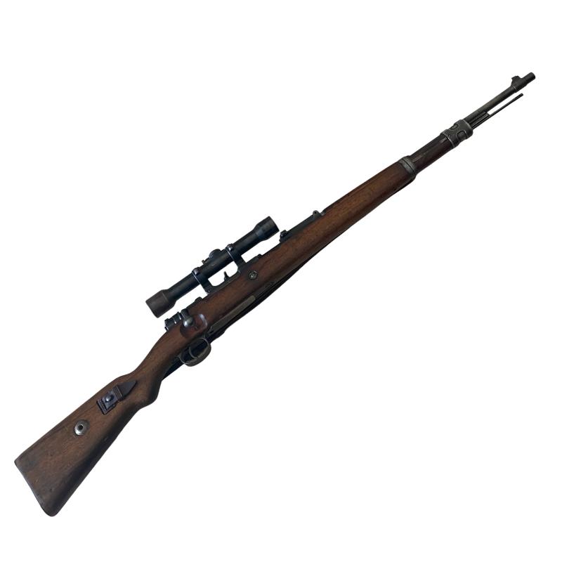 German K98K Sniper Rifle Carl Zeiss 3X Magnification Scope