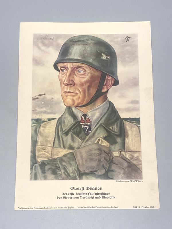 Oberst Bräuer Wolfgang Willrich VDA Leaflet