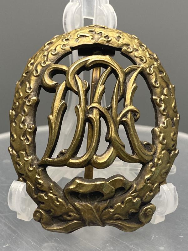 Pre War DRA Bronze Sports Badge Lauer Nürnberg