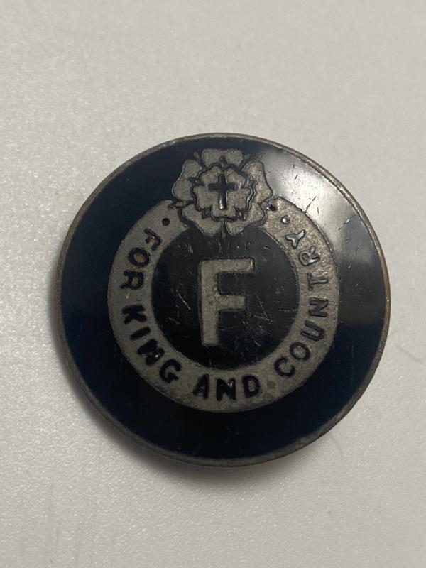 For King and Country BUF Members Pin