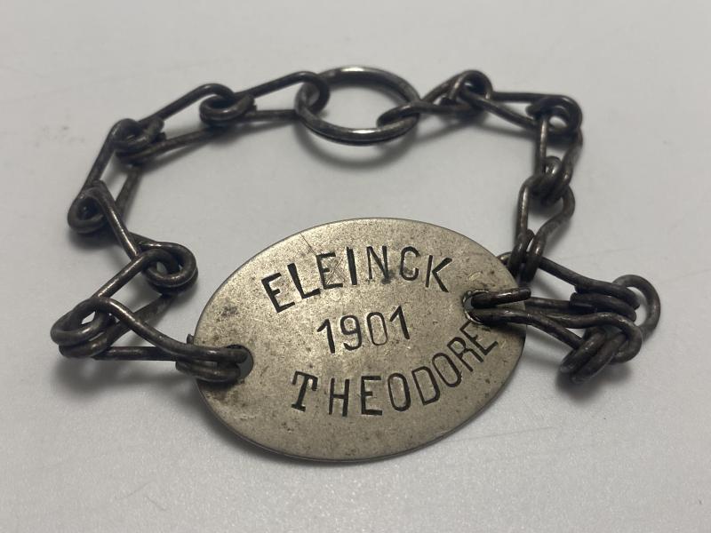 WW1 French Soldiers ID Bracelet