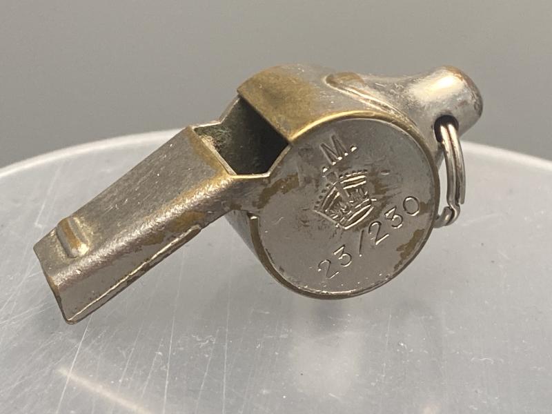Wartime RAF AM Marked Snail Whistle