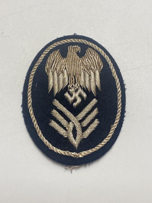 Kriegsmarine Administration Officer Bullion Sleeve Patch