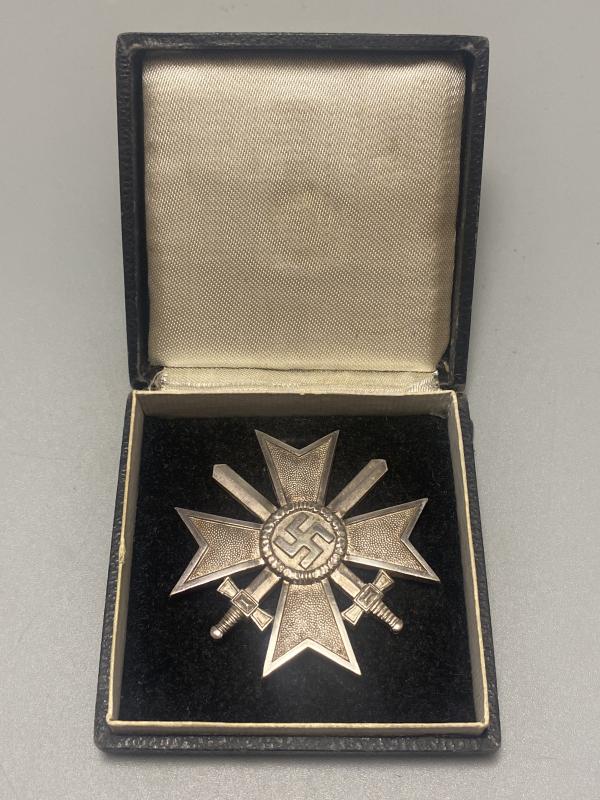 War Merit Cross First Class With Swords MM43 Julius Bauer & Sohne Boxed