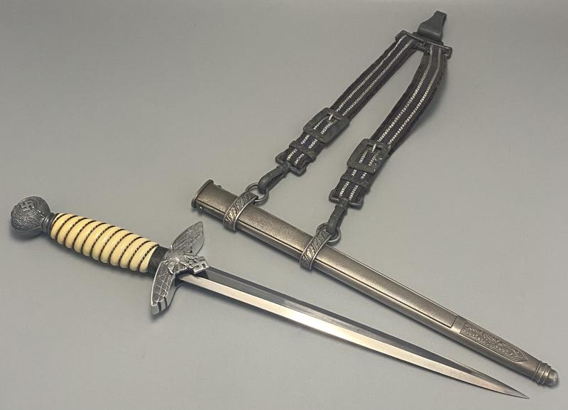 Luftwaffe 2nd Pattern Officers Dress Dagger Alcoso Solingen With Hanger