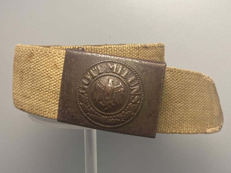 Heer DAK Tropical Belt & Buckle with Canvas Tab