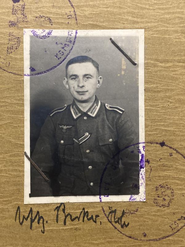 German Army Soldbuch Unteroffizier Heinrich Becker Gren.E.B.36 & 57 9th Infantry Division