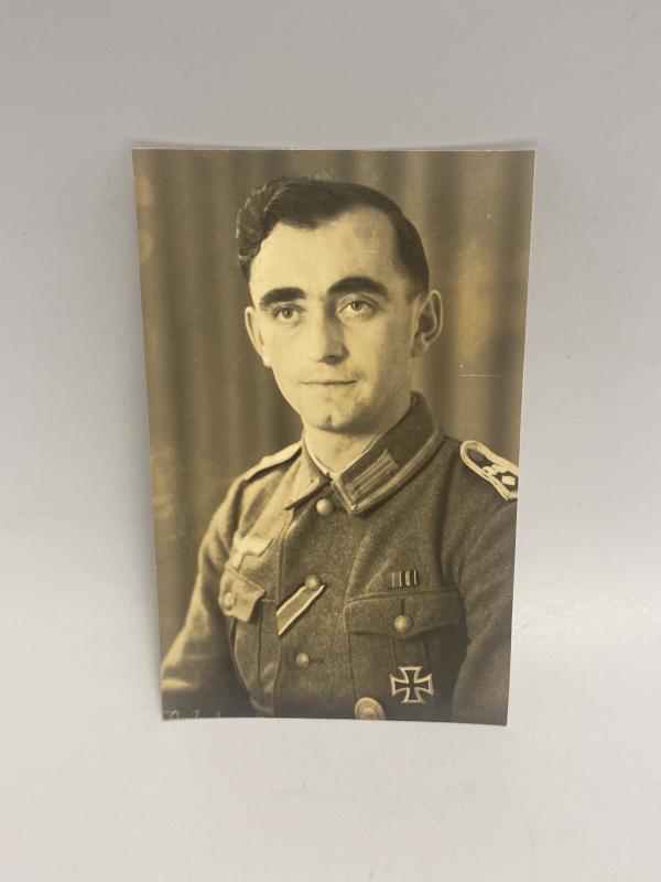 German Army NCO Photograph Well Decorated