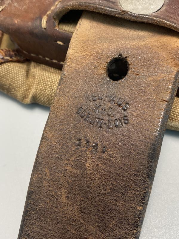 German Army M34 Tornister Pi.Btl.562 Named Uffz. Wegener