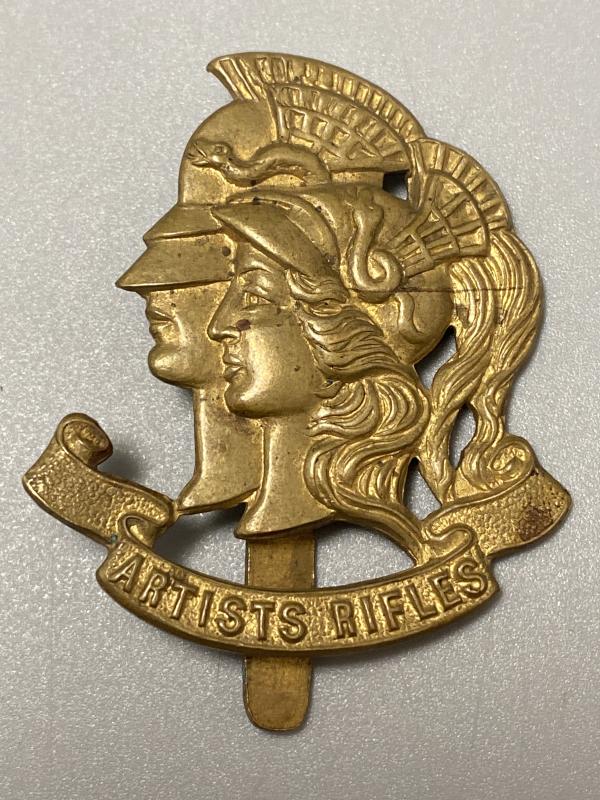 WW1 Brass Artists Rifles Cap Badge