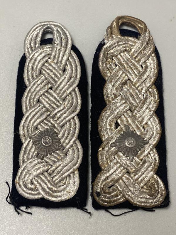 Private Purchase German Pioneer Oberstleutnant Officer Greatcoat Shoulder Boards