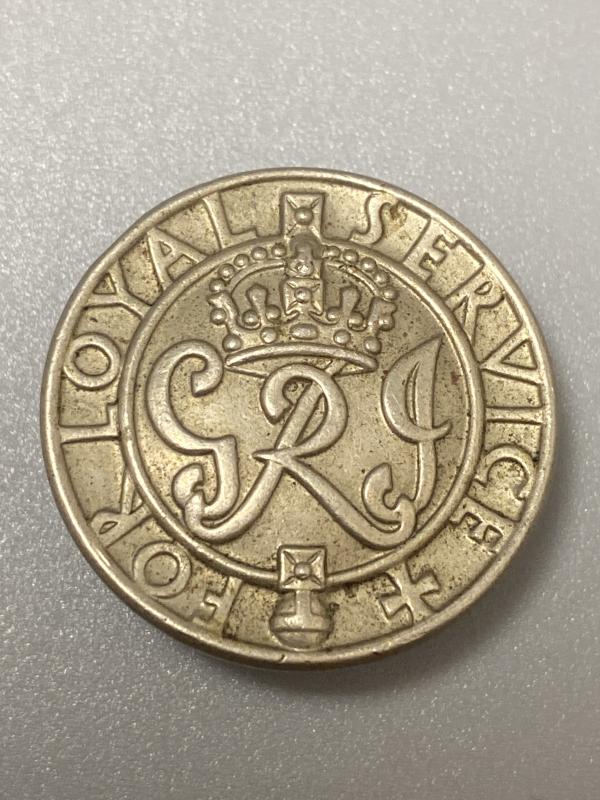 WW2 British Soldiers Loyal Service Lapel Badge