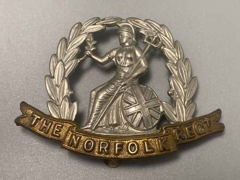 WW2 The Norfolk Regiment Cap Badge