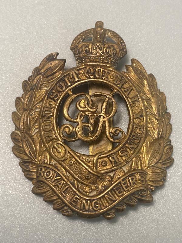 WW1 Royal Engineers Cap Badge