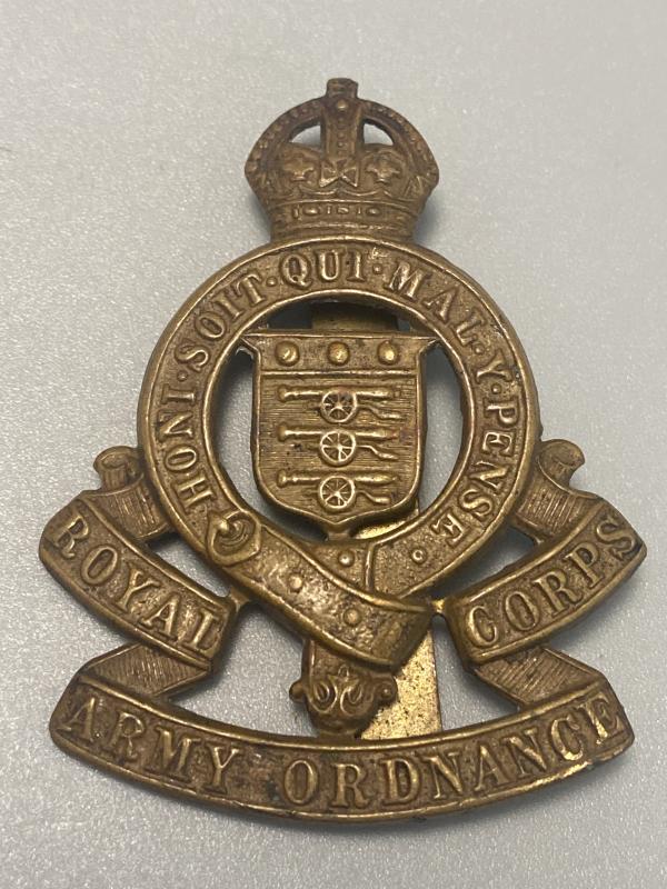 WW2 Royal Army Ordnance Corps Cap Badge