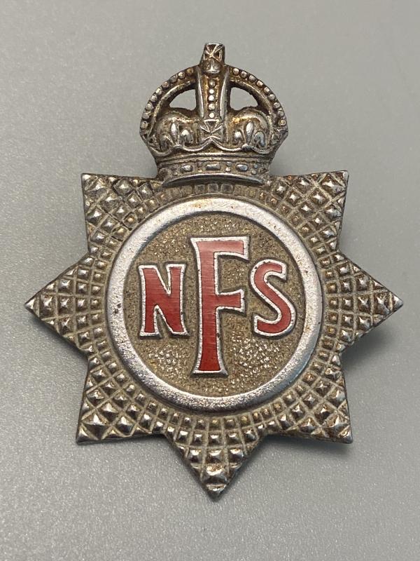 WW2 National Fire Service Cap Badge
