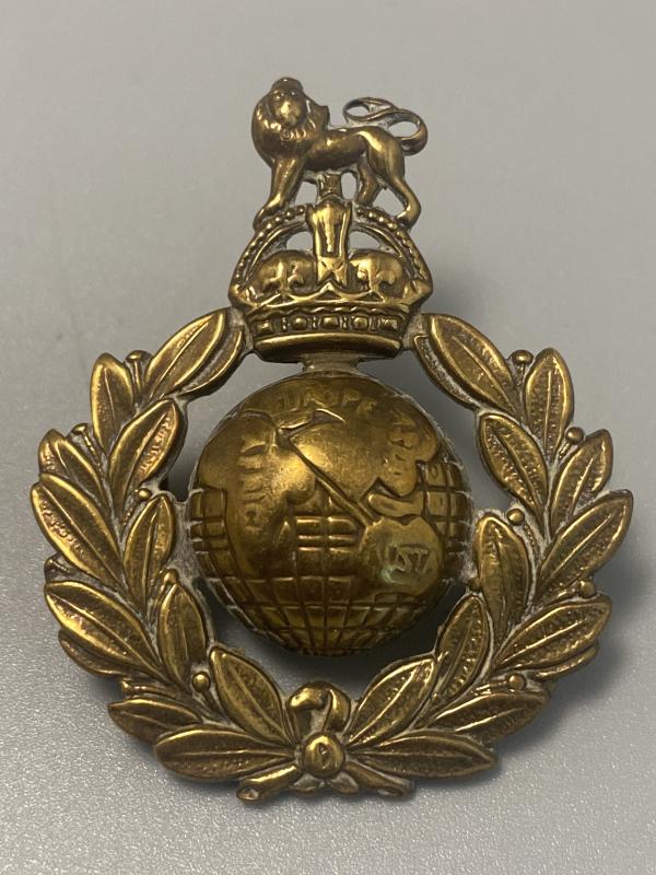 WW2 Royal Marines Cap Badge