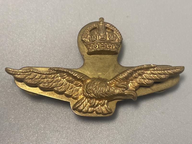 WW2 Royal Air Force Officers Cap Insignia