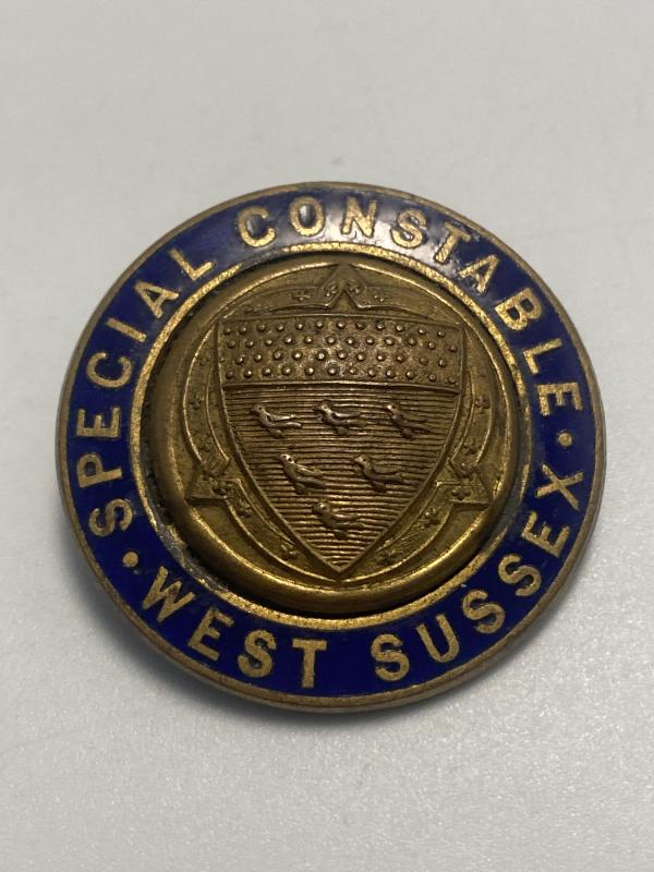 WW1 Period Special Constable Badge West Sussex