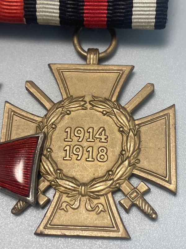 WW1 German Trio Iron Cross With Hanseatic Cross Hamburg