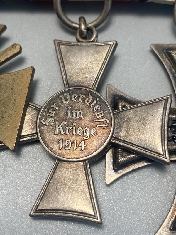 WW1 German Trio Iron Cross With Hanseatic Cross Hamburg