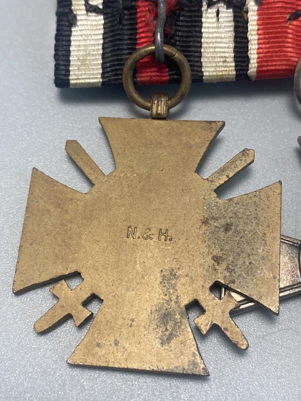 WW1 German Trio Iron Cross With Hanseatic Cross Hamburg