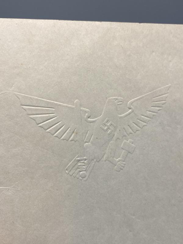 Hitler Youth Gymnastics Tournament Achievement Certificate