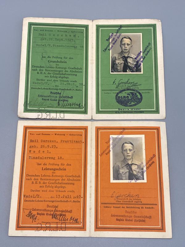 Leistungsschein & Grundschein Issued to HJ Member Emil Gercken