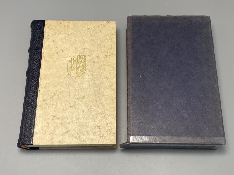 1942 Print Adolf Hitler Mein Kampf Wedding Edition Volklingen Saar