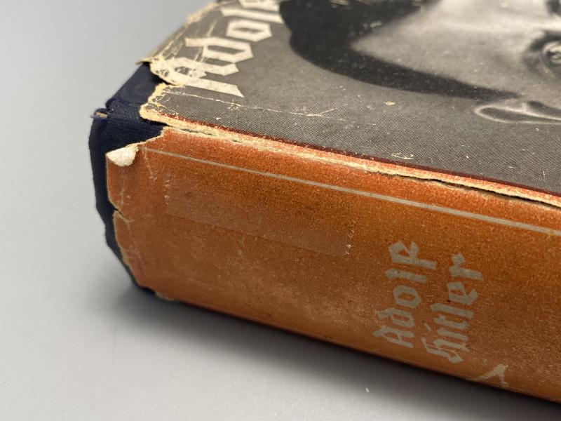 1941 Print of Adolf Hitlers Mein Kampf with Dustcover