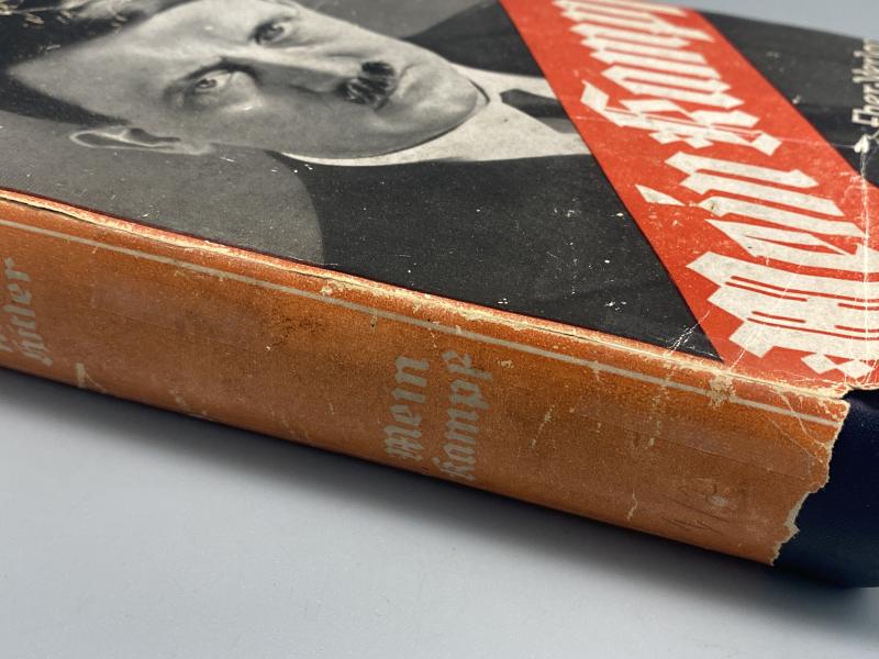 1941 Print of Adolf Hitlers Mein Kampf with Dustcover