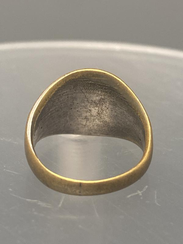 Rare “Gegen Engeland” Luftwaffe Silver Plated Ring