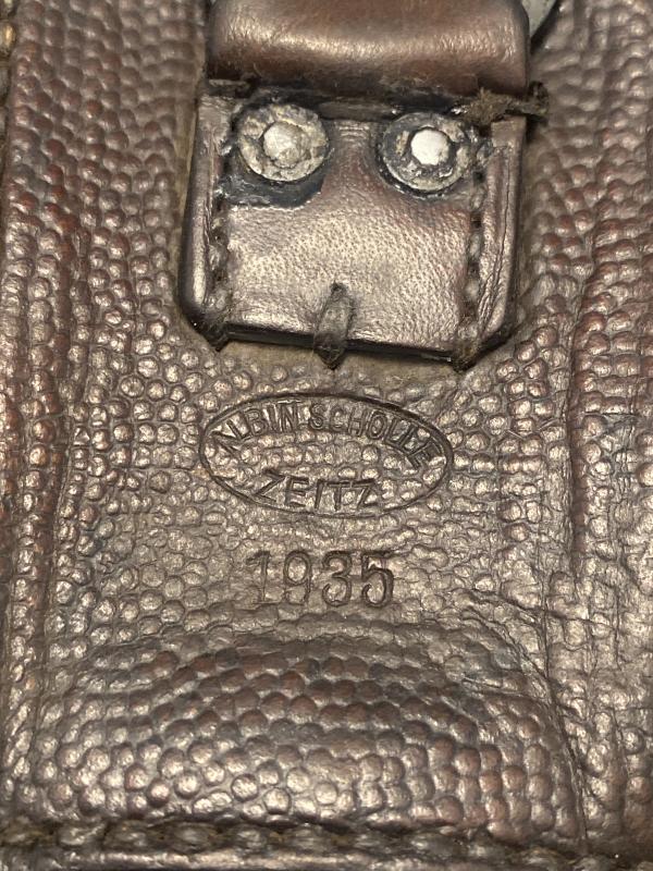 German K98K Ammunition Pouch Albin Scholle Zeitz 1935