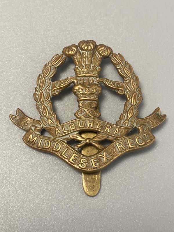 WW1 Economy Middlesex Regiment Cap Badge
