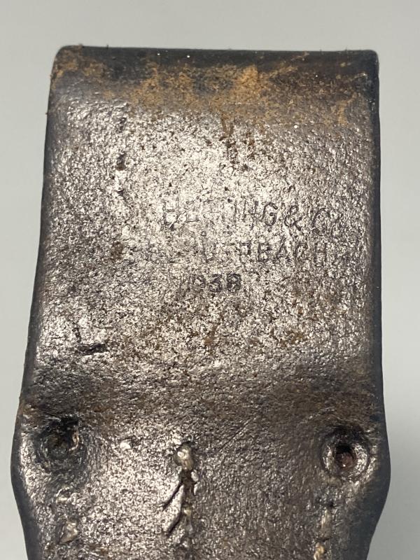 K98K German Black Leather Frog Dated 1938