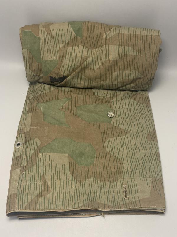 Late War German Army Splinter Pattern Zeltbahn Rbn. Numbered