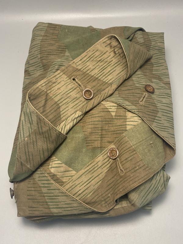 Late War German Army Splinter Pattern Zeltbahn Rbn. Numbered