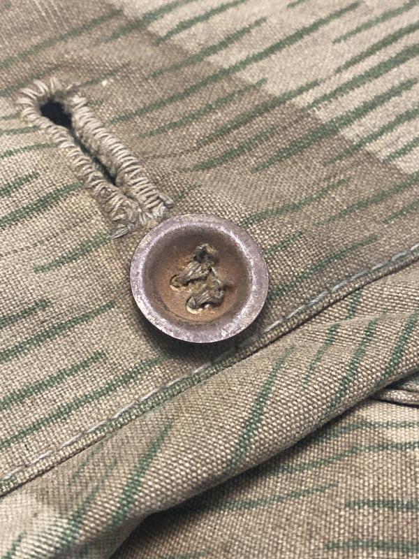 Late War German Army Splinter Pattern Zeltbahn Rbn. Numbered