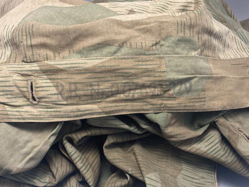 Late War German Army Splinter Pattern Zeltbahn Rbn. Numbered
