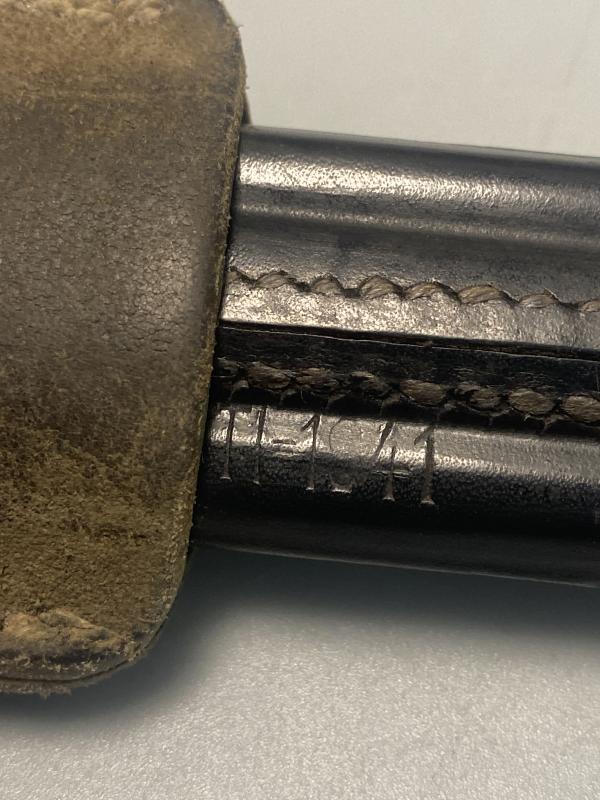 WW2 Italian Carcano M91 Bayonet With Frog 1941