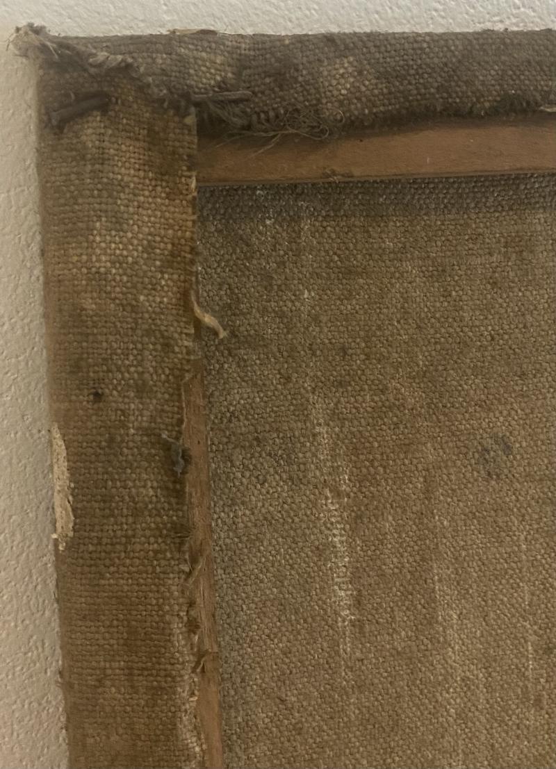 Luftwaffe Pilot Oil Painting 61X51cm Signed A.Hingerath