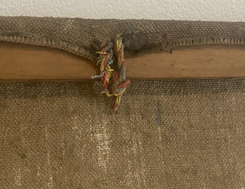 Luftwaffe Pilot Oil Painting 61X51cm Signed A.Hingerath