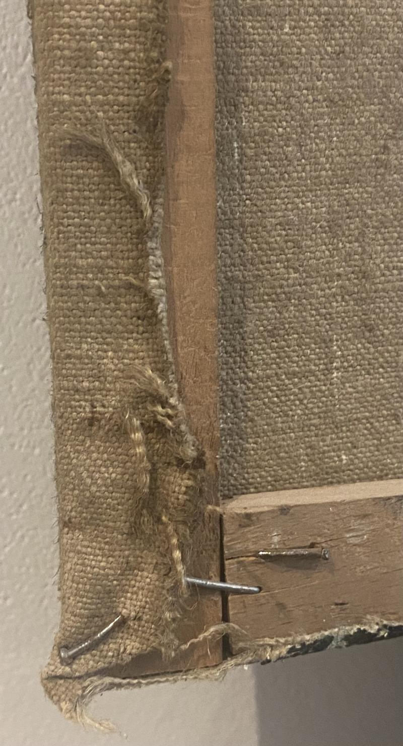 Luftwaffe Pilot Oil Painting 61X51cm Signed A.Hingerath