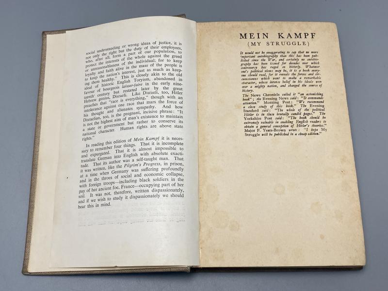 Editorial Edition of Adolf Hitlers “Mein Kampf” National Book Association