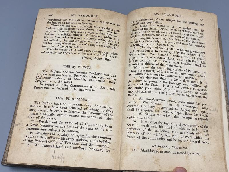 Editorial Edition of Adolf Hitlers “Mein Kampf” National Book Association